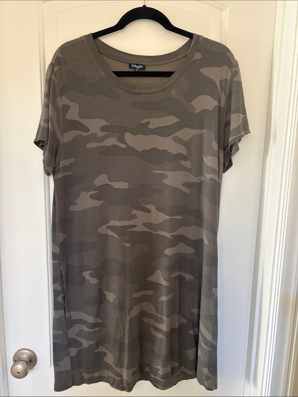 Splendid Camo Crewneck Tunic dress